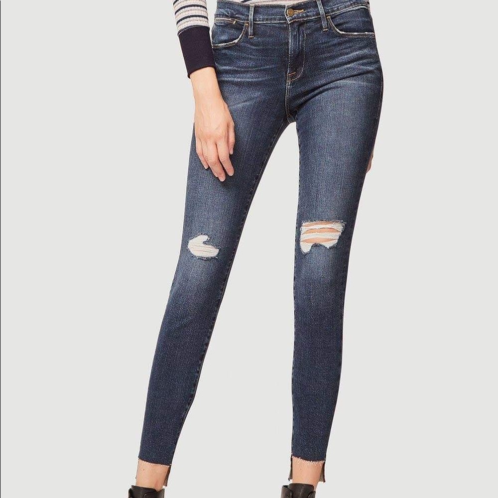 NWT FRAME Aritzia Sz 25 Jeans Le Skinny De Jeanne